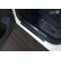Накладки на пороги (карбон) Volkswagen Tiguan II (2016-) бренд – Avisa дополнительное фото – 1